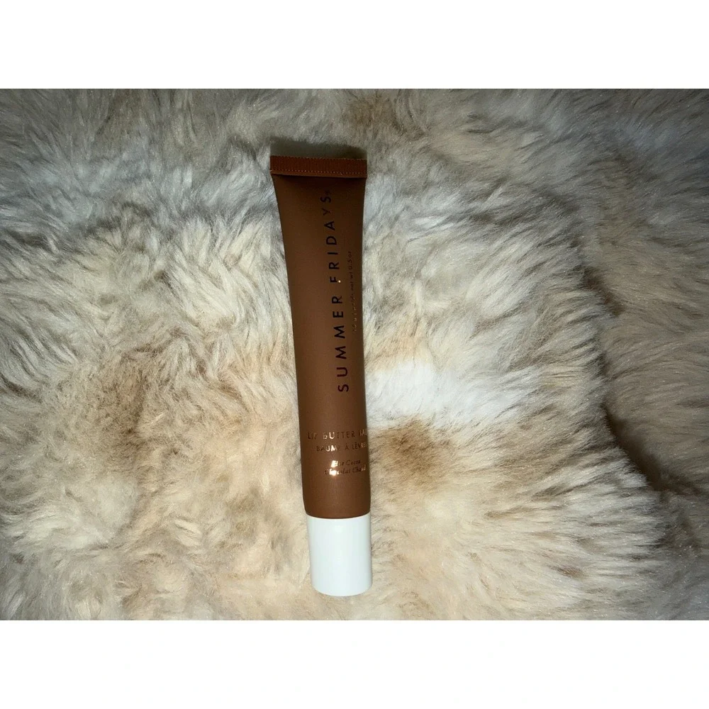Summer Fridays Lip Butter Balm Hot Cocoa Brown Tinted Hydrating Vegan 0.5oz